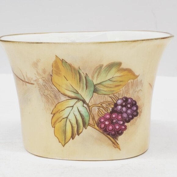 Aynsley England Cigarette Server Orchard Fruits Signed by Artist - Picture 1 of 4